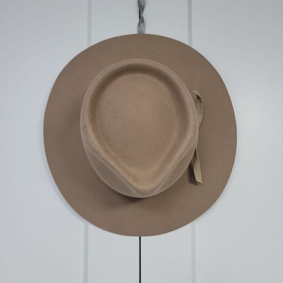 Lack of color Zulu 100% Australian wool Fedora hat, XXL - Picture 3 of 10